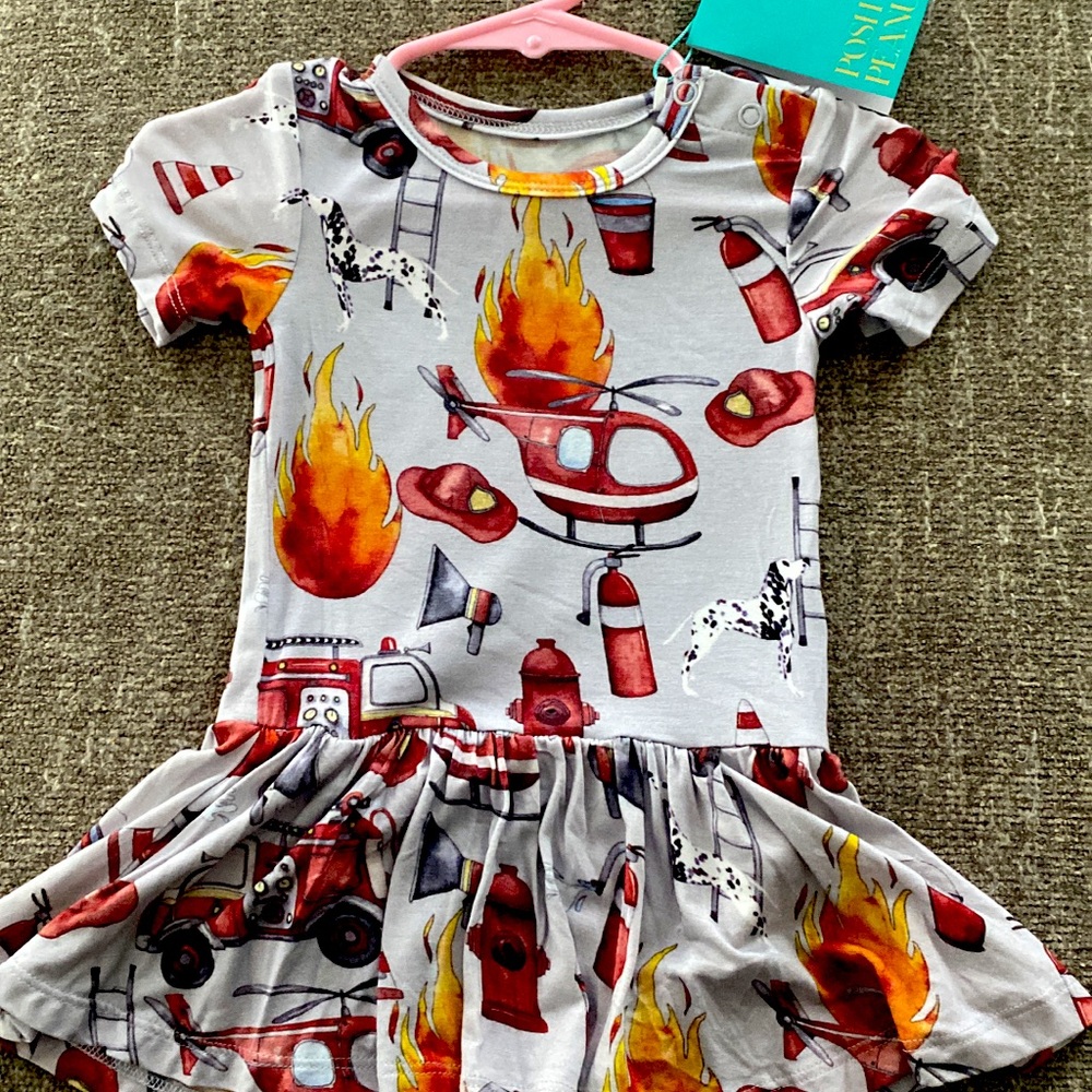 Posh peanut fireman twirl NWT